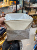 سبد نظم دهنده لباس مربع دسته چرمی