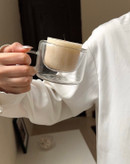 لیوان پیرکس دوجداره کف تخت ۳۰۰