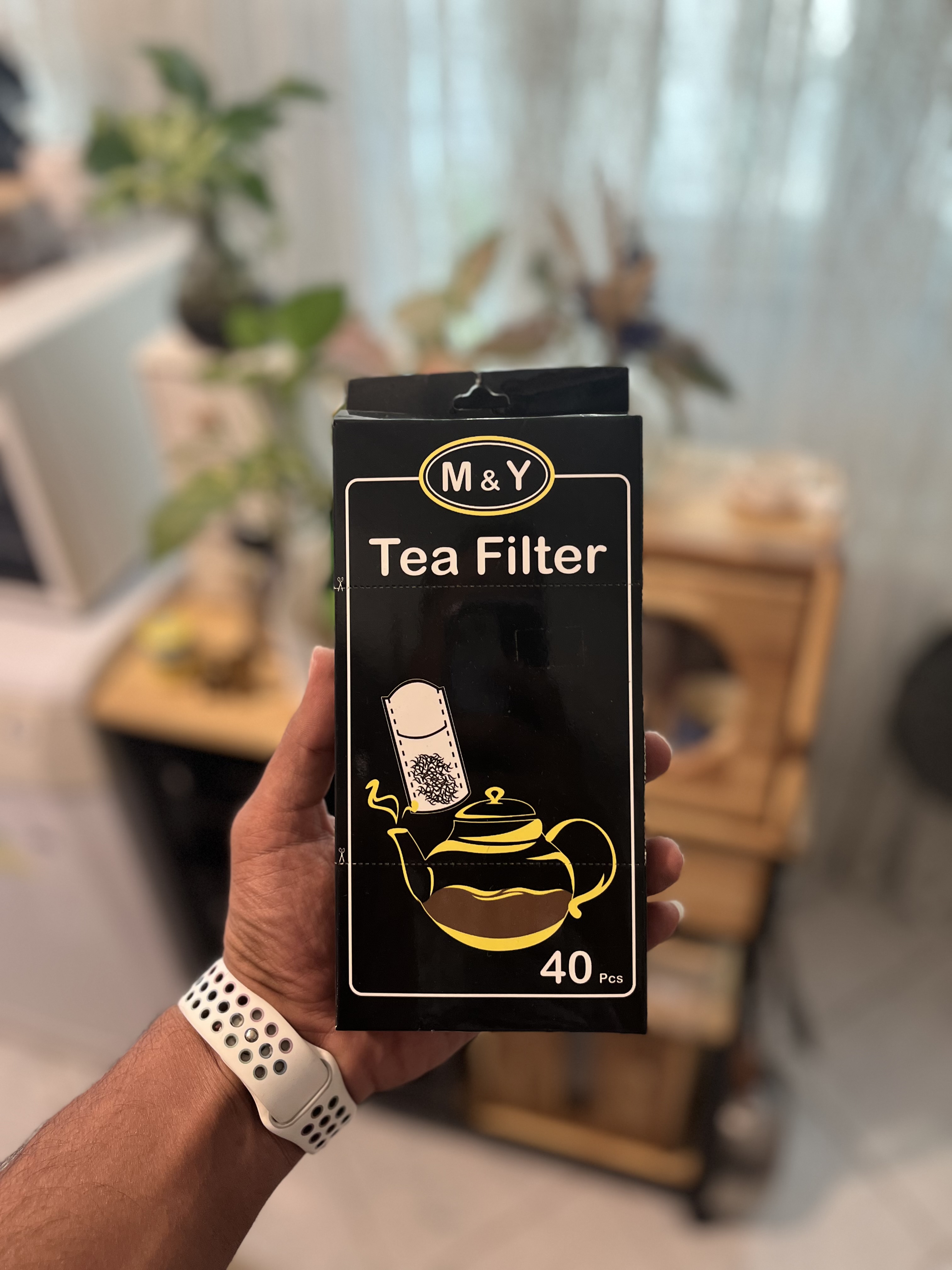 فیلترکیسه ای  چای و دمنوش ام اند وای بسته ۴۰ عددی