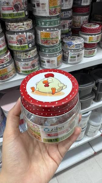 بانکه پت حبوبات و ادویه بوراک در فلزی فانتزی حجم ۵۰۰ میل