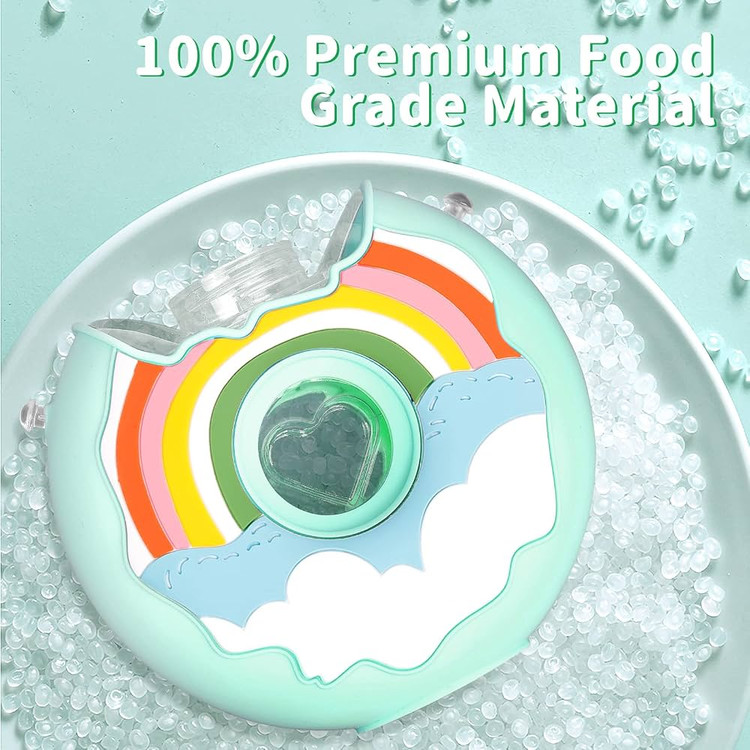 قمقمه اب دونات بندار تک رنگ حجم ۳۸۰ میل